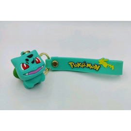 Dětská klíčenka Pokémon Bulbasaur s poutkem a karabinou