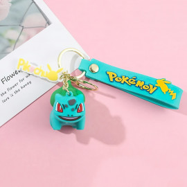 Dětská klíčenka Pokémon Bulbasaur s poutkem a karabinou