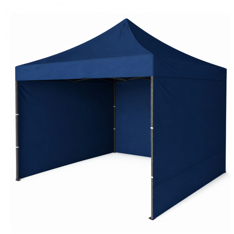 Party stan nůžkový s bočními stěnami 3x3m modrý