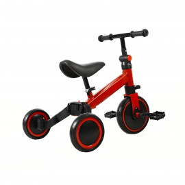 Dětská multifunční tříkolka 3v1 červená