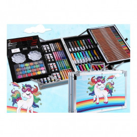 Velká sada na kreslení v kufříku 145 ks