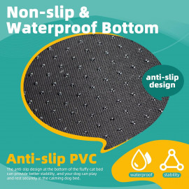 Pelíšek pro pejsky a kočičky Hnízdečko kulatý šedý S Pelíšek pro pejsky a kočičky Hnízdečko kulatý šedý S