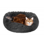 Pelíšek pro pejsky a kočičky Hnízdečko kulatý šedý M