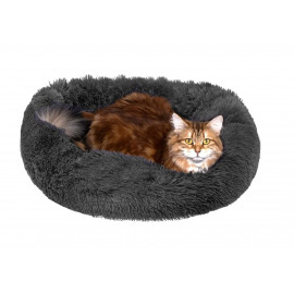 Pelíšek pro pejsky a kočičky Hnízdečko kulatý šedý M