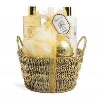 Luxusní dárkový koš pro ženy Gold relax 6v1