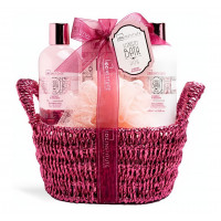 Dárkový koš pro ženy Bath Relaxation PINK 5v1