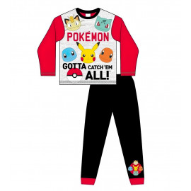 Dětské pohádkové pyžamo Pokémon XL 9-10 let