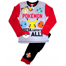 Dětské pohádkové pyžamo Pokémon XL 9-10 let