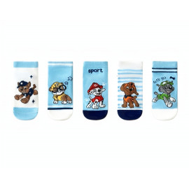 Dětské ponožky Tlapková patrola Kamarádi 5-8 let 5 párů