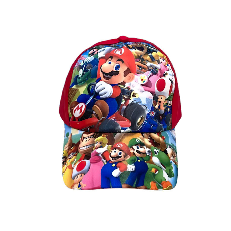 Dětská kšiltovka Super Mario s potiskem M/L Dětská kšiltovka Super Mario s potiskem M/L
