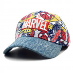Dětská kšiltovka Komiks Marvel s potiskem a nášivkou M