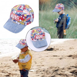 Dětská kšiltovka Komiks Marvel s potiskem a nášivkou M