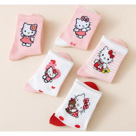 Dětské ponožky Hello Kitty 2-5 let 5 párů