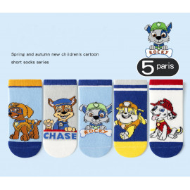 Dětské ponožky Tlapková patrola 3-5 let 5 párů Dětské ponožky Tlapková patrola 3-5 let 5 párů