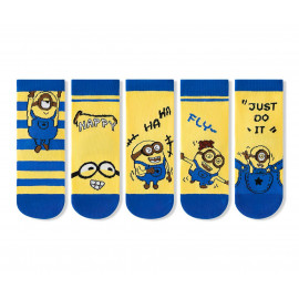 Dětské ponožky Mimoni 3-5 let 5 párů Dětské ponožky Mimoni 3-5 let 5 párů