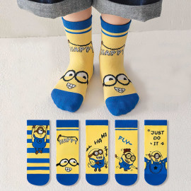 Dětské ponožky Mimoni 3-5 let 5 párů Dětské ponožky Mimoni 3-5 let 5 párů