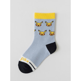 Dětské ponožky Pokémon Pikachu a pokébal 3-5 let 5 párů Dětské ponožky Pokémon Pikachu a pokébal 3-5 let 5 párů