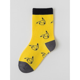 Dětské ponožky Pokémon Pikachu a pokébal 3-5 let 5 párů Dětské ponožky Pokémon Pikachu a pokébal 3-5 let 5 párů