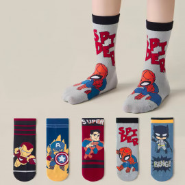 Dětské ponožky Avengers 3-5 let 5 párů Dětské ponožky Avengers 3-5 let 5 párů