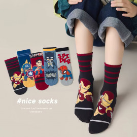 Dětské ponožky Avengers 3-5 let 5 párů Dětské ponožky Avengers 3-5 let 5 párů