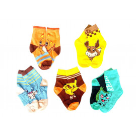 Dětské ponožky Pokémon 3-5 let 5 párů Dětské ponožky Pokémon 3-5 let 5 párů