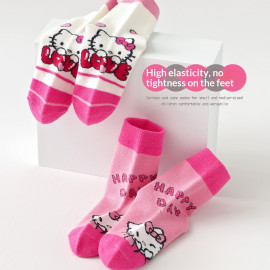 Dětské ponožky Hello Kitty PINK 2-5 let 5 párů