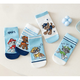 Dětské ponožky Tlapková patrola Kamarádi 5-8 let 5 párů