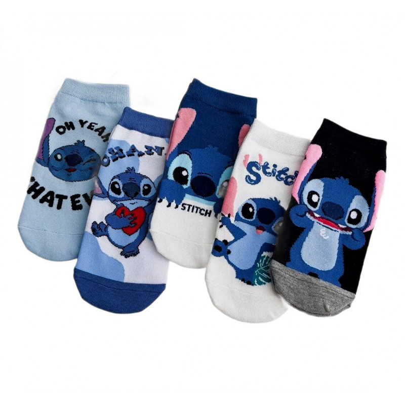 Dětské ponožky Stitch 5-8 let 5 párů