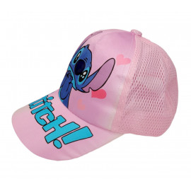 Dětská kšiltovka Stitch Hearts s potiskem S/M