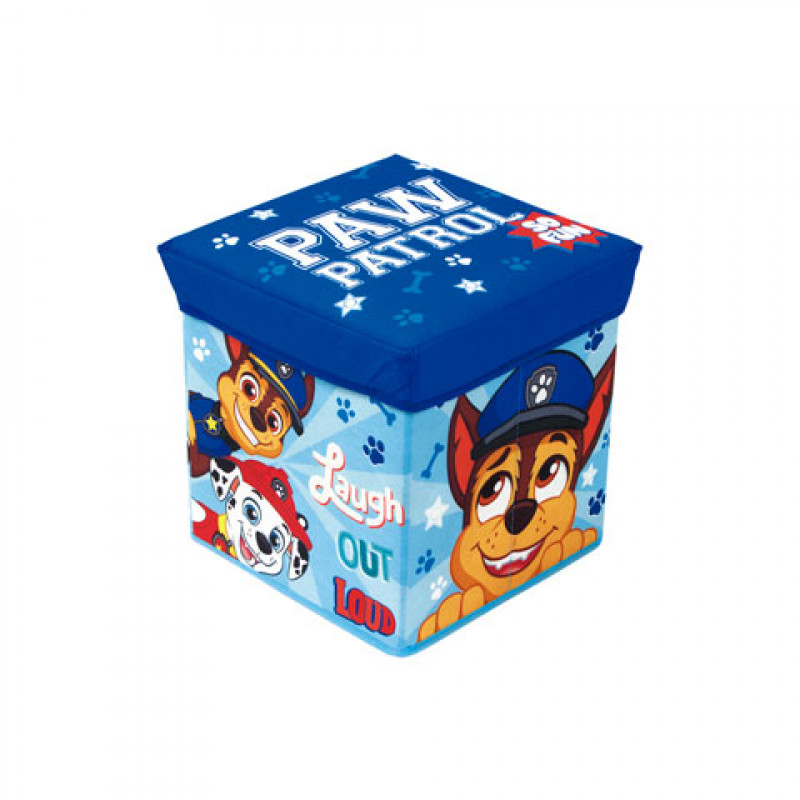 Úložný box na hračky Tlapková Patrola s víkem Úložný box na hračky Tlapková Patrola s víkem