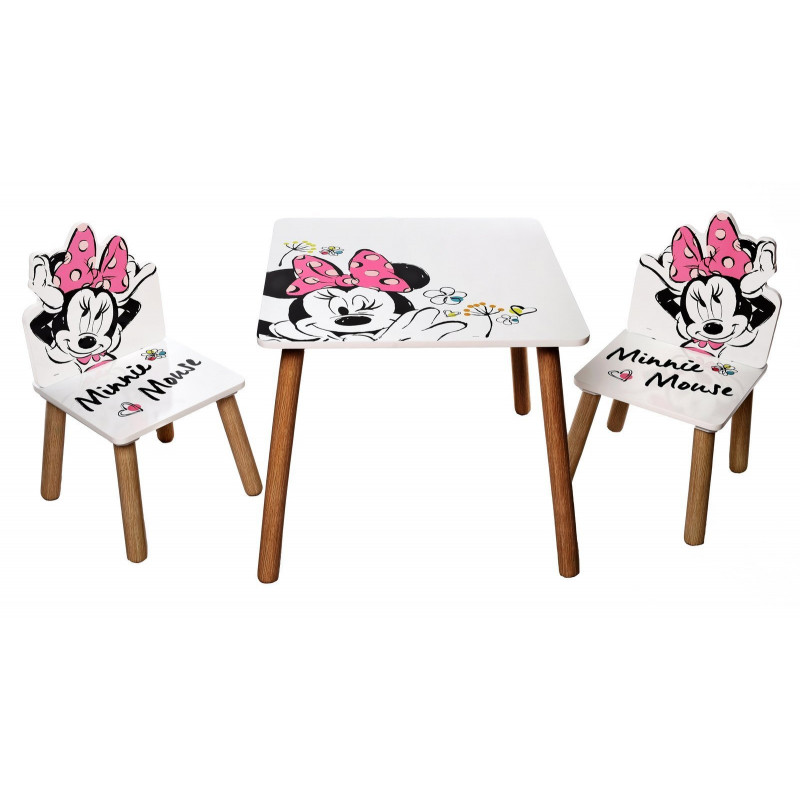 Dětský stůl s židlemi Minnie Mouse