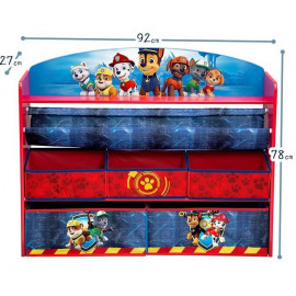 Organizér na hračky a knížky Tlapková Patrola - velký