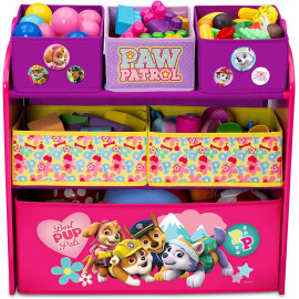Organizér na hračky Paw Patrol Skye - růžový