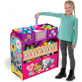 Organizér na hračky Paw Patrol Skye - růžový