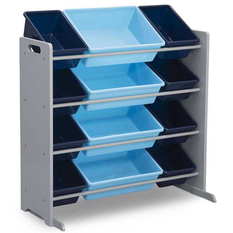 Organizér na hračky modro šedý - maxi Organizér na hračky modro šedý - maxi