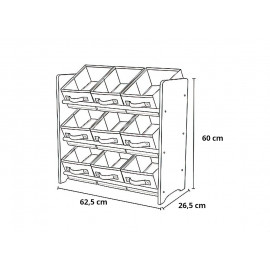 Organizér na hračky Color