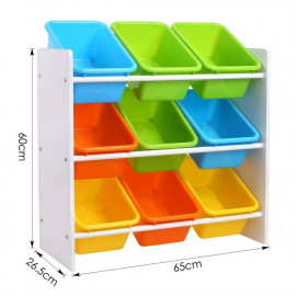 Dětský úložný regál na hračky Colorful