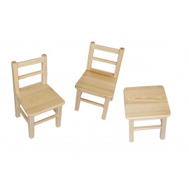 Dětský stůl se třemi židlemi Wood