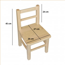 Dětský stůl se třemi židlemi Wood