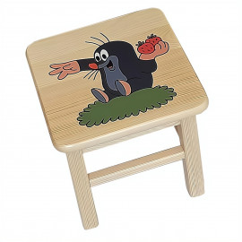 Dětský stůl se třemi židlemi Wood Krteček