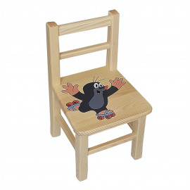 Dětský stůl se třemi židlemi Wood Krteček