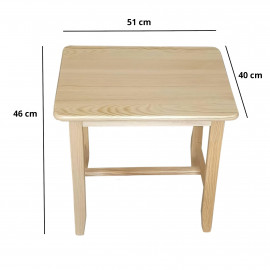 Dětský stůl se třemi židlemi Wood Krteček