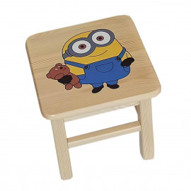 Dětský stůl se třemi židlemi Wood Mimoni