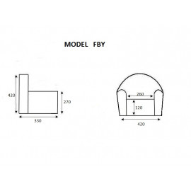 Dětské křesílko zvířátka