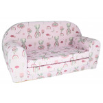 Dětská rozkládací mini pohovka Myška na obláčku