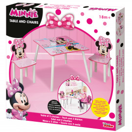 Dětský stůl s židlemi Myška Minnie 