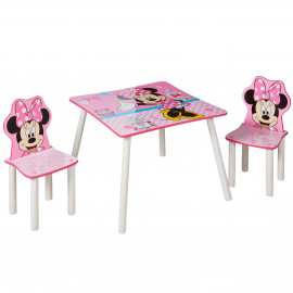 Dětský stůl s židlemi Myška Minnie 