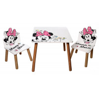 Dětský stůl s židlemi Minnie Mouse