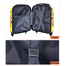 Dětský cestovní 3D kufr Žirafa 29l