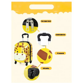 Dětský cestovní 3D kufr Žirafa 29l